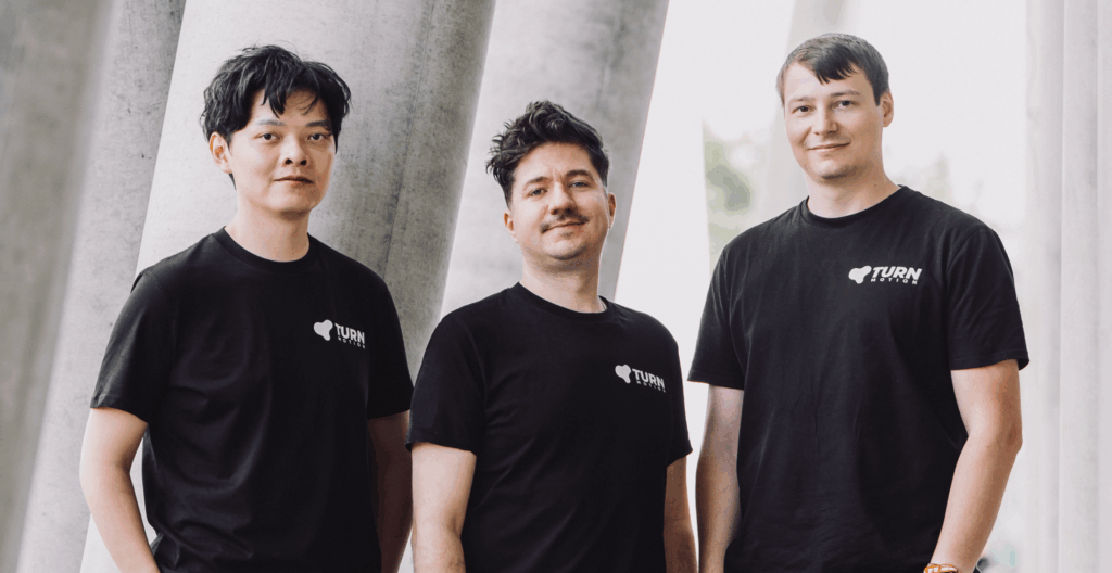 Die Turn-Motion-Gründer v.l. Chien-hua Huang, Georg Popp und Manuel Lachmayr | (c) Stefan Fuertbauer