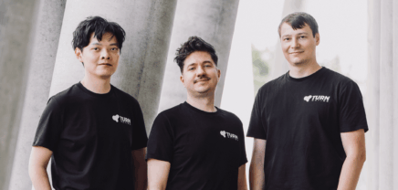 Die Turn-Motion-Gründer v.l. Chien-hua Huang, Georg Popp und Manuel Lachmayr | (c) Stefan Fuertbauer