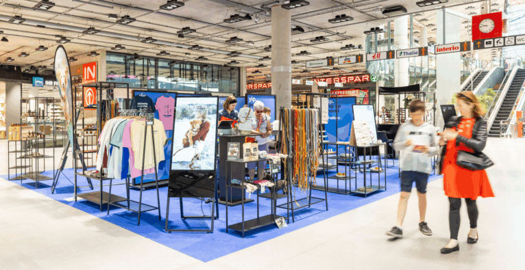 In den yip.at-Pop-up-Märkten können Startups ihre Produkte präsentieren | © derfritz