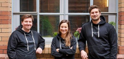 Das byrd-Gründer:innen-Team vl.: Sebastian Mach, Petra Dobrocka und Alexander Leichter | (c) byrd
