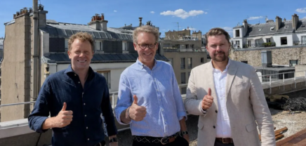 Vl.: Georg Reich, CFO/COO Checkyeti, Timothée de Roux, CEO Manawa, Jakob Keller, CEO Checkyeti | (c) Checkyeti