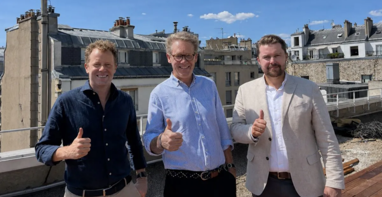 Vl.: Georg Reich, CFO/COO Checkyeti, Timothée de Roux, CEO Manawa, Jakob Keller, CEO Checkyeti | (c) Checkyeti