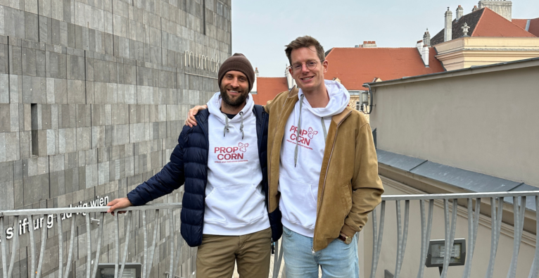 Die Propcorn-Gründer Niki Stadler und Benjamin Buchta | (c) Propcorn