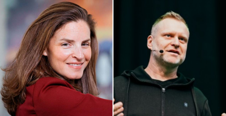 Nathalie Picquot und Marcin Pakulnicki | (c) Twitter / LinkedIn