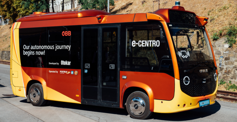 Der autonome Bus der Marke Otokar | © ÖBB / Daniel Willinger