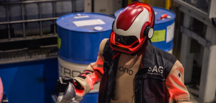 Der Roboter von Iono Robotics im Einsatz bei der SAG Group | (c) Martin Engler / iono FlexCo