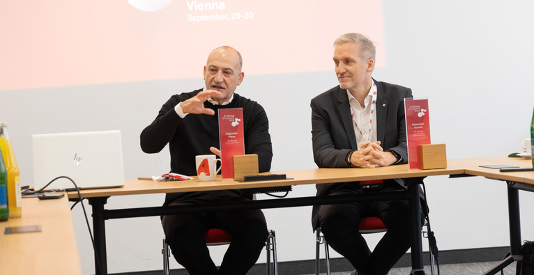 A1 Group CEO Alejandro Plater und A1 Group CTO Alexander Kuchar | (c) A1 Group