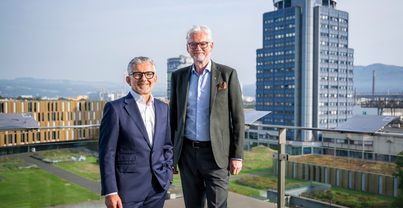 Herbert Eibensteiner, CEO voestalpine AG, und Michael Strugl, CEO Verbund AG | (c) voestalpine/Michael Jurtin