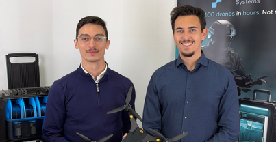 Die DropForce-Gründer Jakub Hamdard und Christian Mühl | (c) DropForce